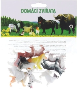 Set van 10 plastic hondjes