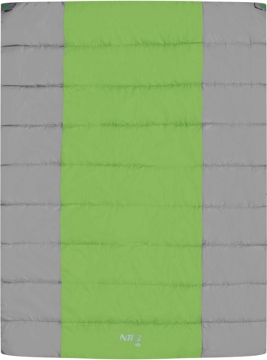 Tweepersoons deken-slaapzak NILS Camp