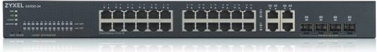 Zyxel GS1920-24 v2 slimme beheerde switch 24×Gb + 4×Gb, standalone of NebulaFlex Cloud