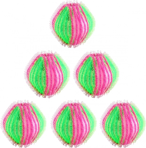 Ag524a antieke wasballen 6 stuks