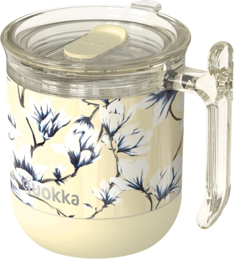 Thermobeker Quokka Wave Spring Dawn geel 260 ml