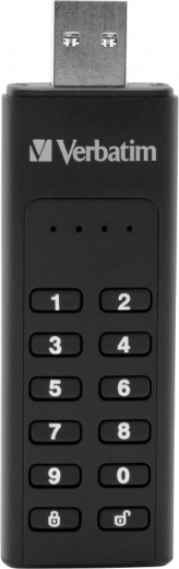 Verbatim Keypad Secure versleutelde USB-flashdrive 64 GB (USB 3.2 Gen 1) met numeriek toetsenblok