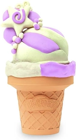 PD boetseerklei als ijs Ast