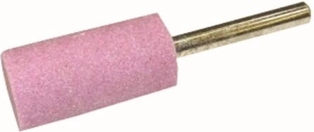 Cilindrisch slijpsteentje 5 × 10 mm met schacht 3 mm, korrel 100, hardheid L, structuur 8