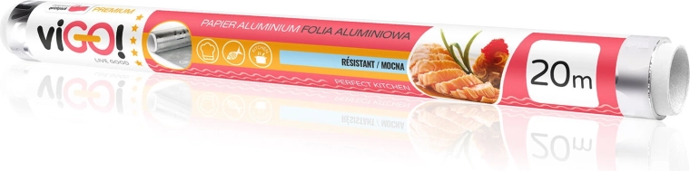 Aluminiumfolie 20 m x 29 cm, 10 µm