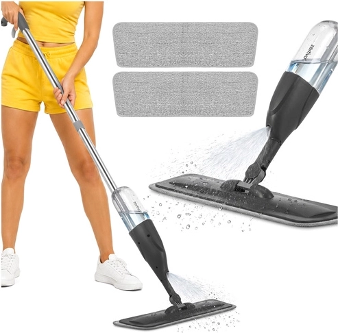 Zortiva mop met spray 300 ml met 3× microvezelhoes - 1 stuk