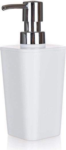 Witte plastic zeeppomp 7,3 × 7,3 × 17 cm