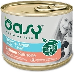 Oasy One Protein Puppy & Junior Small/Mini zalmpaté 200 g
