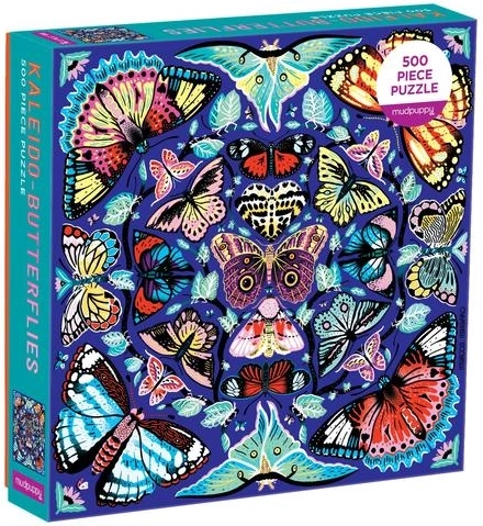 Mudpuppy puzzel Kaleido vlinders 500 stukjes