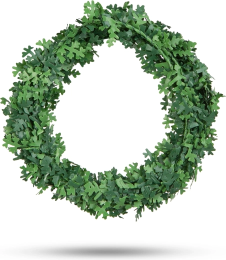 Groene kerstguirlande 2,5 m