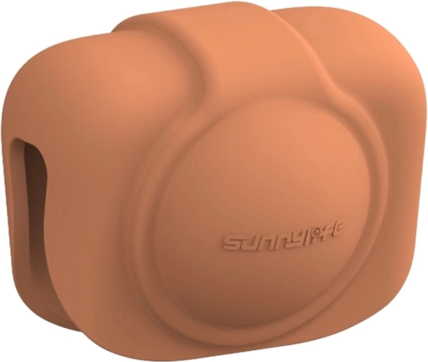 Sunnylife siliconen lenskap voor DJI Osmo 360 – oranje
