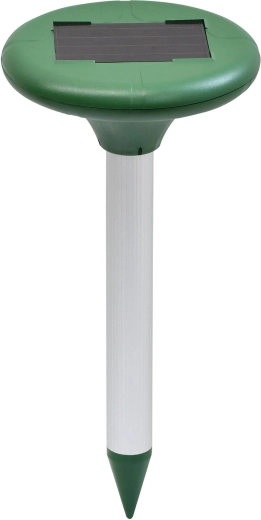 Zonnerepeller voor mollen en knaagdieren, rond 15 × 31 cm