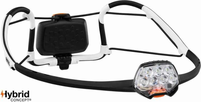 Petzl IKO hoofdlamp met AIRFIT-band, zwart