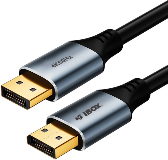 DisplayPort-kabel 4K 60 Hz met vergulde connectoren 1 m