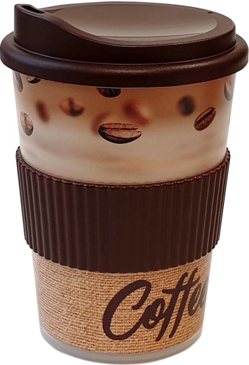 Beker met drinktuit 0,4 l met manchet PH Ekoline Coffee