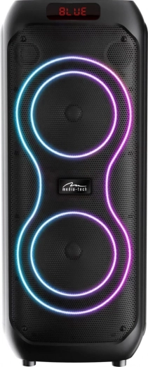 Bluetooth party-luidspreker MEDIA-TECH Power Audio Max MT3185, 120 W RMS, karaoke, TWS, FM, USB-C