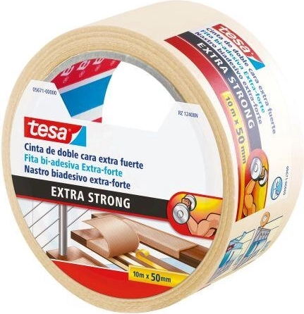 Tapijttape 50 mm × 10 m sterk klevend Tesa