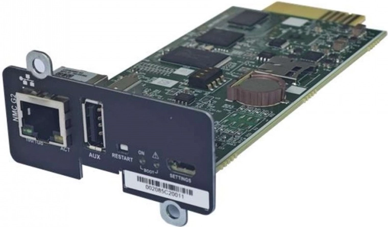 PowerWalker SNMP-module 1 Gbps voor UPS-serie RT/RTG/IoT PF1 6–10 kVA TGB/TGS - 1 stuk