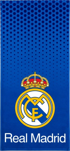 Katoenen badhanddoek Real Madrid blauw 75 × 150 cm