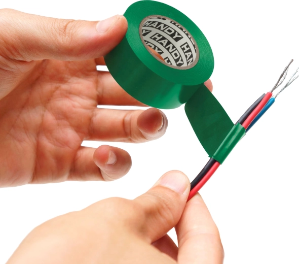 Groene PVC-isolatietape 10 m