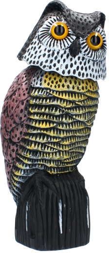Vogelverjager – bewegende uil 20 × 16 × 38 cm