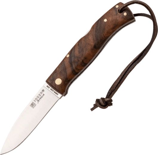 Joker Artica vouwmes met handgreep van walnotenhout 8 cm