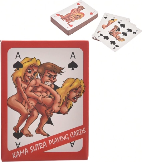 Ondeugende speelkaarten Kamasutra