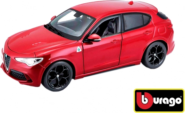 Bburago 1:24 Alfa Romeo Stelvio rood 18-21086R
