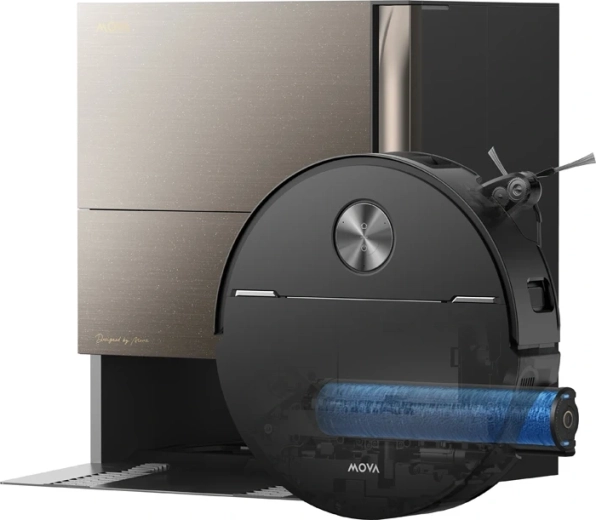 MOVA Z70 ultra roller complete robotstofzuiger met dweil en dockingstation metal black