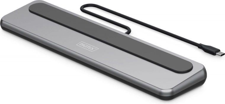 USB‑C-dockingstation 12‑poorts 8K/30 Hz met HDR, 3 monitoren MST, HDMI, DisplayPort, USB‑C 3.2 Gen2, Gigabit Ethernet, SD/microSD, PD 100 W