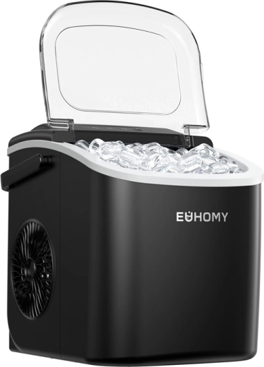 Euhomy IM001 ijsblokjesmachine 1,2 l 12 kg zwart