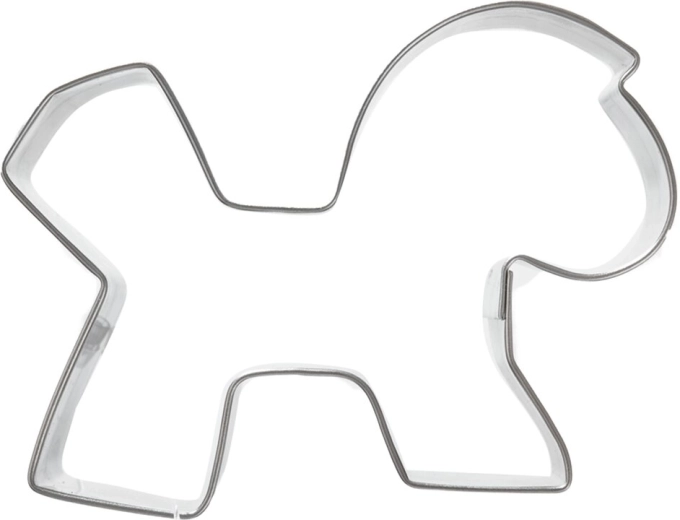 RVS uitsteekvormpje paard