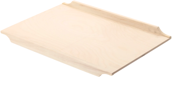 Dubbelzijdig keukenwerkblad van beukenmultiplex 35 × 50 cm