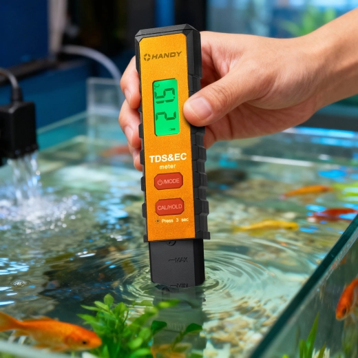 Digitale TDS/EC-meter voor mineralen in water