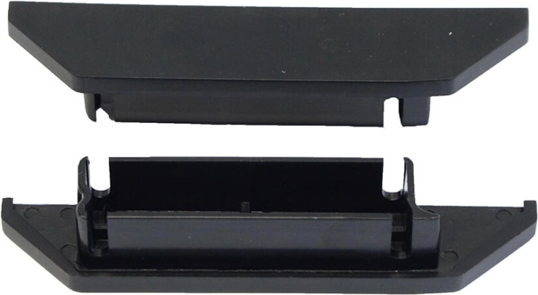 Eindkap voor rails van het M.A.T. ophangsysteem voor gereedschap, 1,8 × 10,6 × 2,1 cm