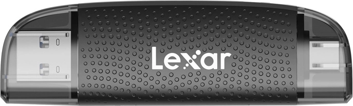 lexar dual usb-a/usb-c geheugenkaartlezer voor sd en micro sd