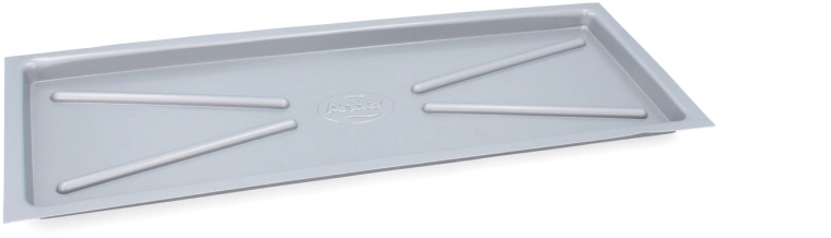 Kunststof afdruipbak onder afdruiprek 50 cm, grijs