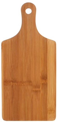 Houten snijplank met handvat Provence van bamboe 35 cm