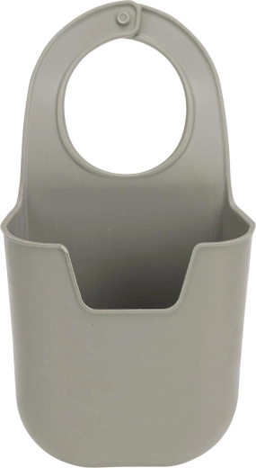 Hangende gootsteenorganizer met spons, grijs