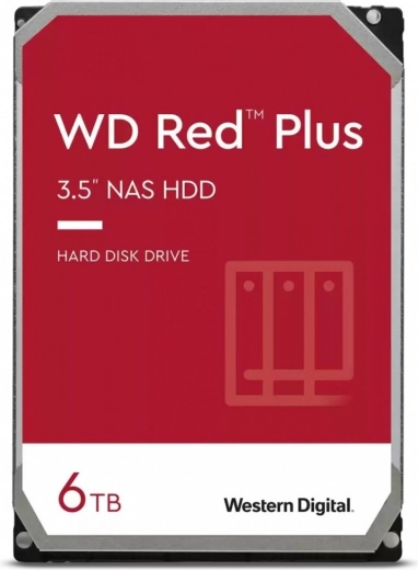 WD Red Plus 6TB Harde Schijf 3,5"