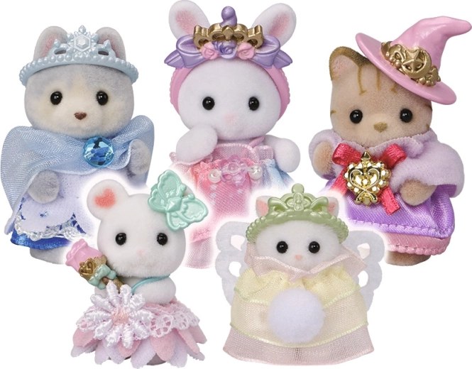 Babyprinsessen set met 5 figuurtjes