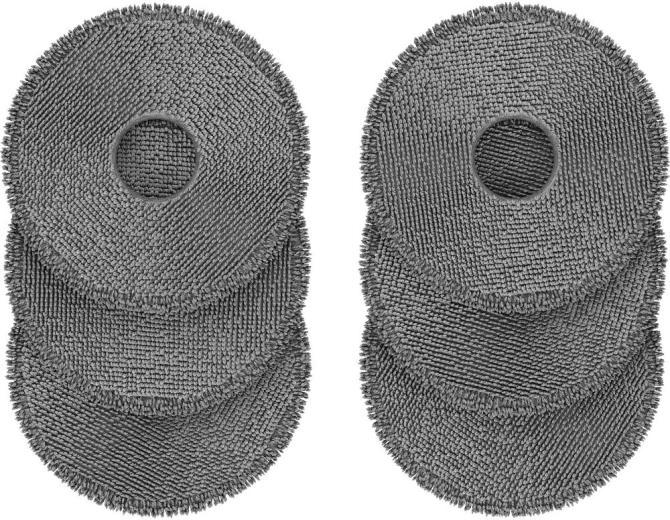 Microvezel-dweilpads Sencor SRX 9602 voor SRV 9690WH - 6 stuks