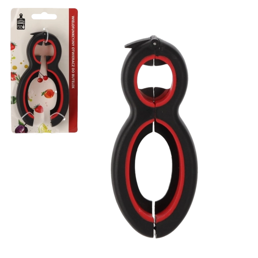 Multifunctionele magnetische opener voor flessen en blikjes