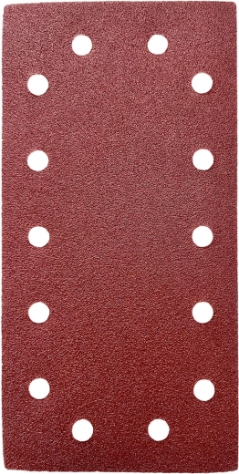 Schuurvellen 115 × 230 mm, korrel 60, 14 gaten, klittenband (5 stuks)