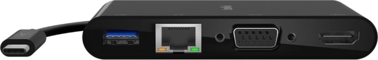 Multimediale USB‑C-adapter GBE, HDMI, VGA, USB