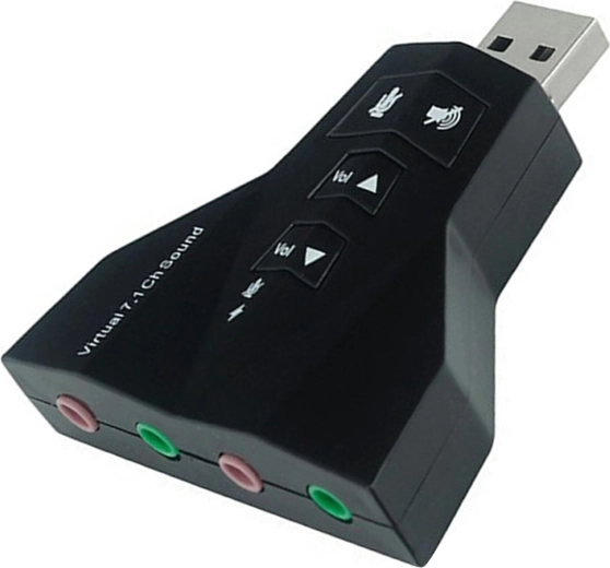 AK103D MUZIEK GELUIDSKAART USB 7.1