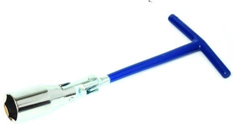 Geknikt dopsleutel voor bougies 16 mm T