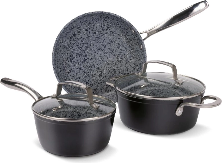 Lamart granieten pannenset 5-delig