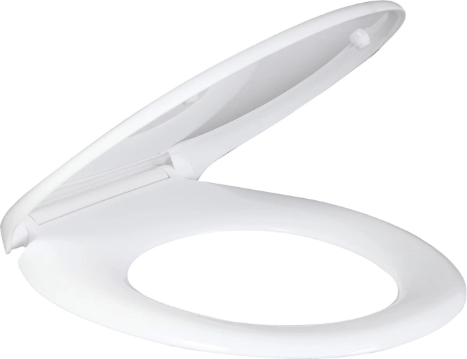 WC-bril met langzaam sluitend deksel van duroplast 37 × 43 cm - 1 stuk