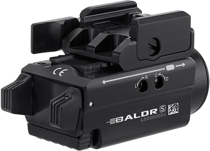Olight Baldr S 800 zwart wapenlicht met groene laser - 1 stuk